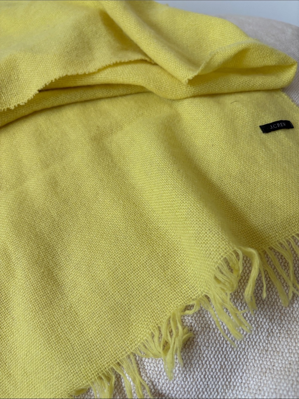 J. CREW Citrus Yellow Scarf